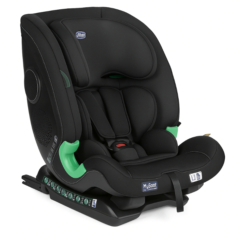 Chicco Myseat I-Size Baby Car Seat - Black